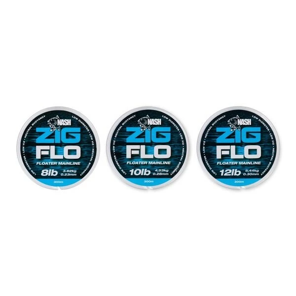 Nash NXT Zig Flo 12 Lb 100 Metres 1 Nash NXT Zig Flo 12 Lb 100 Metres