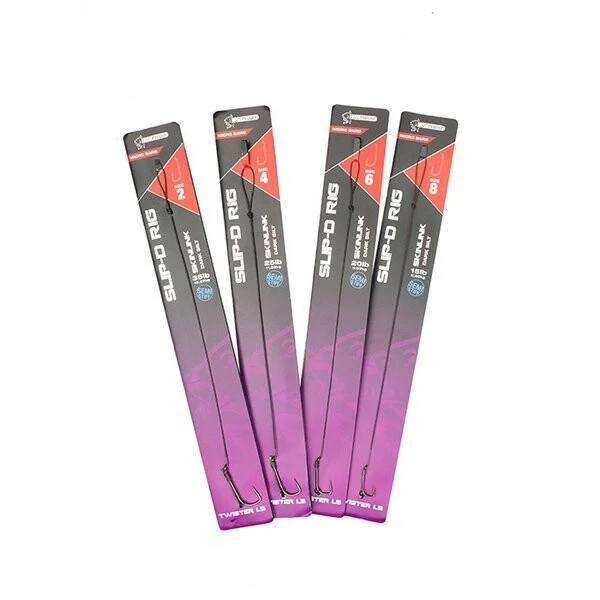 Nash Slip D Rig Size 2 Micro Barbed 1 Nash Slip D Rig Size 2 Micro Barbed