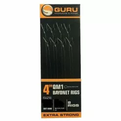 Guru QM1 Bayonet Rig 4" Haak 12 / 0.22mm (8st)