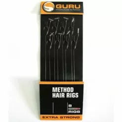 Guru Method Hair Rig 4" Haak 12 / 0.22mm (8st)