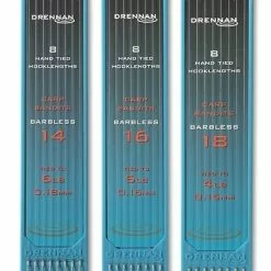 Drennan Hand Tied Hooklengths Carp Bandits Barbless Haak 16 0.16mm