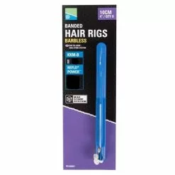 Preston Banded Hair Rig Barbless KKM-B Haak 16 0.17mm