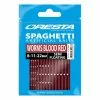 Cresta Spaghetti Worms Blood Red Semi Floating 8-11-22mm