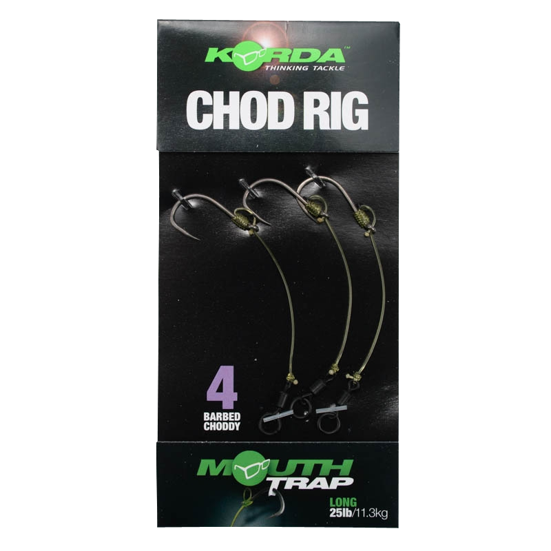 Korda Chod Rig Long Barbed Size 4 1 Korda Chod Rig Long Barbed Size 4