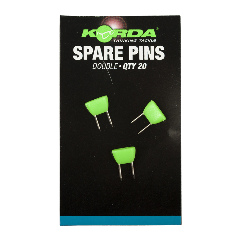 Korda 20 X Double Pins For Rig Safes 1 Korda 20 X Double Pins For Rig Safes