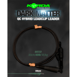 Korda Dark Matter Leader 50 Cm QC Hybrid Clip Weed