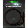 Korda Dark Matter Leader QC Hybrid Clip 40lb/1m Weed