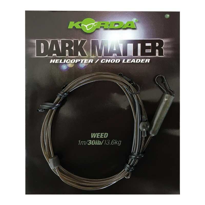 Korda Dark Matter Leader Heli Weed 40lb 1 Korda Dark Matter Leader Heli Weed 40lb