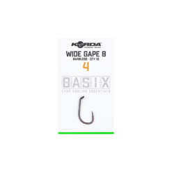 Korda Basix Wide Gape Barbless 4