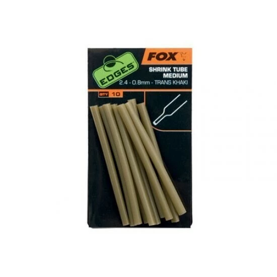 Fox Shrink Tube X Small: 1.4 - 0.6mm - Trans Khaki 1 Fox Shrink Tube X Small: 1.4 - 0.6mm - Trans Khaki