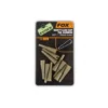 Fox Safety Lead Clip Tail Rubbers - Size 7 Trans Khaki