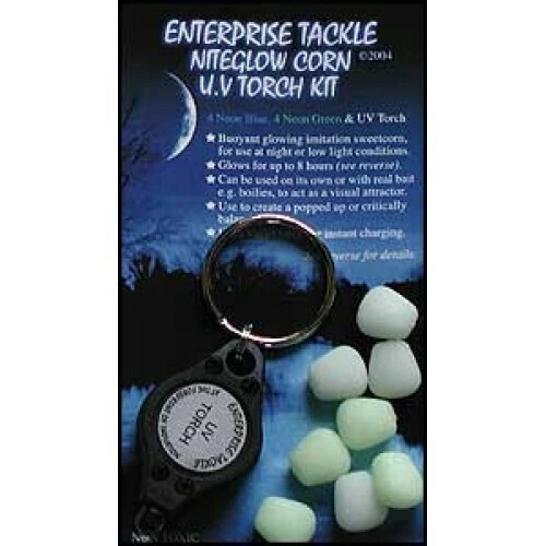 Enterprise Tackle Niteglow Corn U.V. Torch Kit 1 Enterprise Tackle Niteglow Corn U.V. Torch Kit