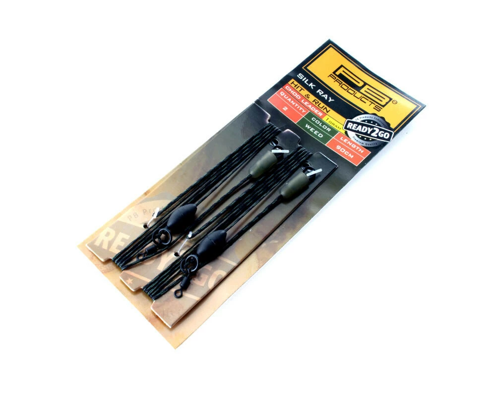 PB Products Hit & Run Chod Leader - Weed 1 PB Products Hit & Run Chod Leader - Weed