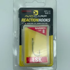 Avid Reaction Hooks Long Shank - Maat 8