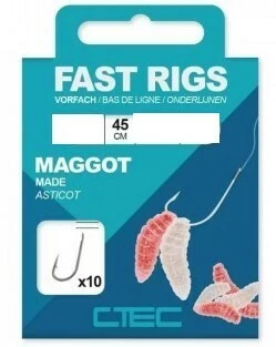 Ctec Fast Rigs Maggot Haak 16 / 0.10mm (45cm) 1 Ctec Fast Rigs Maggot Haak 16 / 0.10mm (45cm)