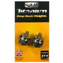 Solar P1 Titanium Drop Back Weights 15g X 2