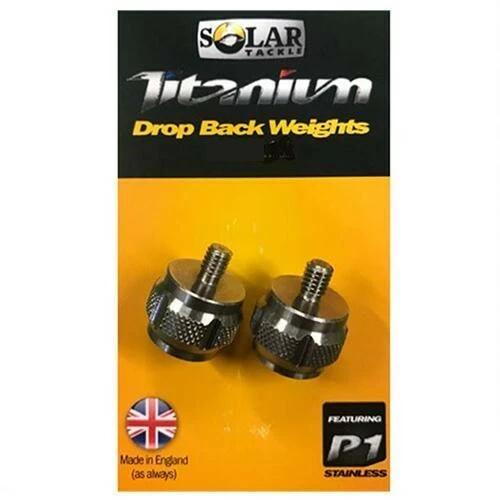Solar P1 Titanium Drop Back Weights 15g X 2 1 Solar P1 Titanium Drop Back Weights 15g X 2
