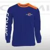 Colmic T-Shirt Blue/Orange - Lange Mouwen