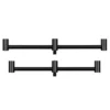 Fox Black Label Anodized Aluminium Slim 3 Rod Buzz Bars - 190mm/220mm