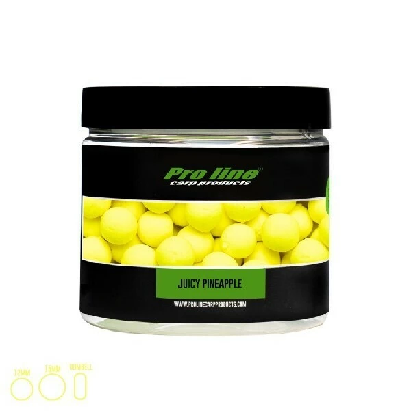 PRO-LINE Pro Line Fluor Pop-ups Juicy Pineapple 15mm 1 PRO-LINE Pro Line Fluor Pop-ups Juicy Pineapple 15mm