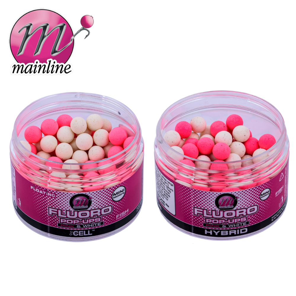 Mainline Hybrid Mini Fluoro Pop-ups - Wit & Roze 1 Mainline Hybrid Mini Fluoro Pop-ups - Wit & Roze
