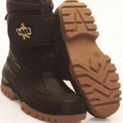 Vass Fleece Lined Boot With Velcro Strap