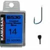 Kamasan B530 Crystal Long Shank Blue Maat 22