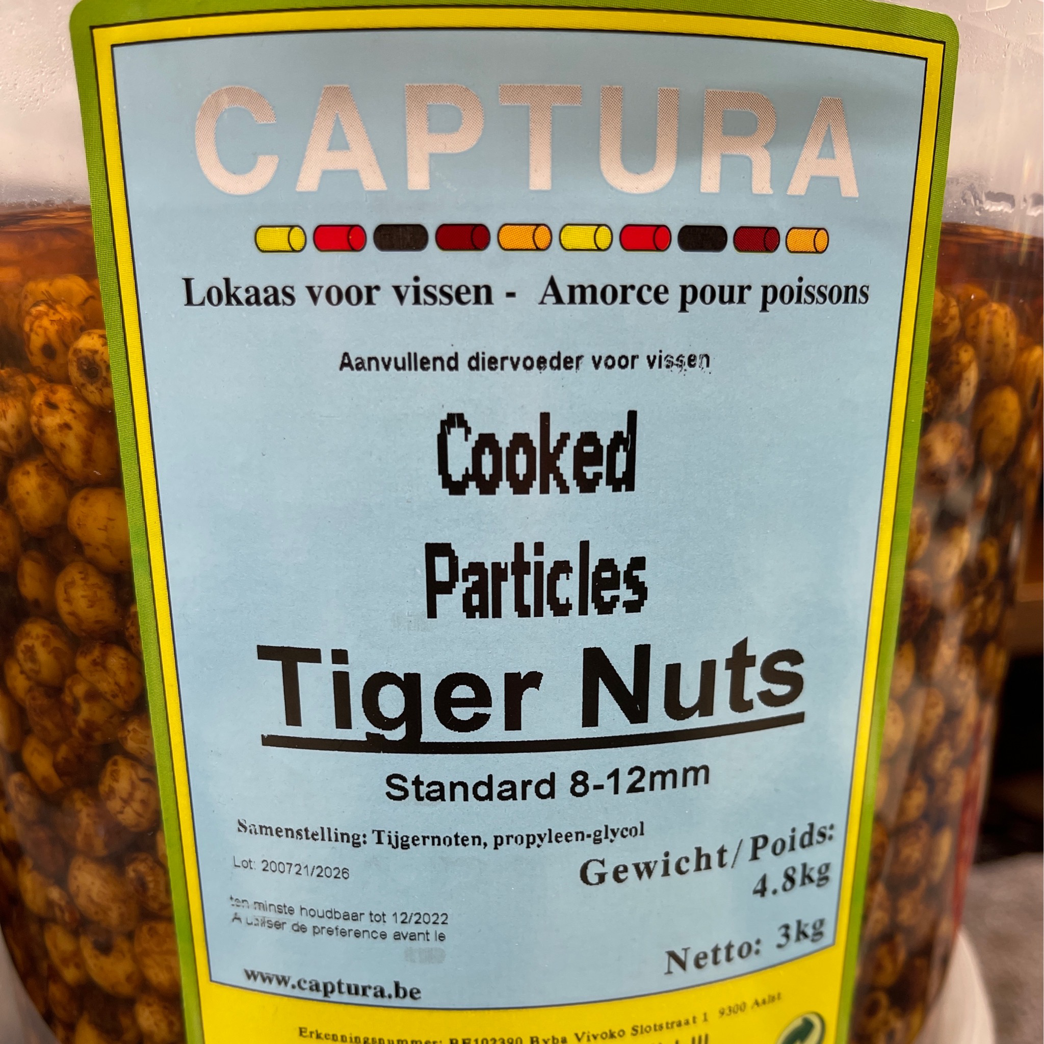 Captura Cooked Tiger Nuts 3kg 2 Captura Cooked Tiger Nuts 3kg - Afbeelding 2