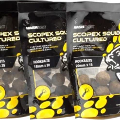 Nash Scopex Squid Cultured Hookbaits 24mm (10 Per Bag)