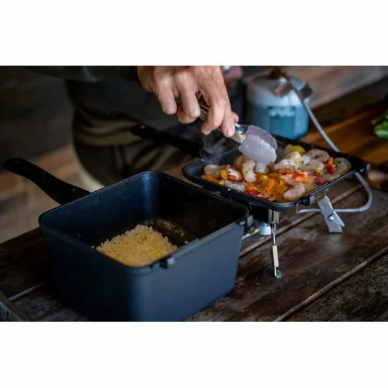 RidgeMonkey Connect Multi Purpose Pan & Griddle Set 4 RidgeMonkey Connect Multi Purpose Pan & Griddle Set - Afbeelding 4