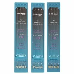 Drennan Hand Tied Hooklengths Power Bandits Barbless Haak 12 0.20mm