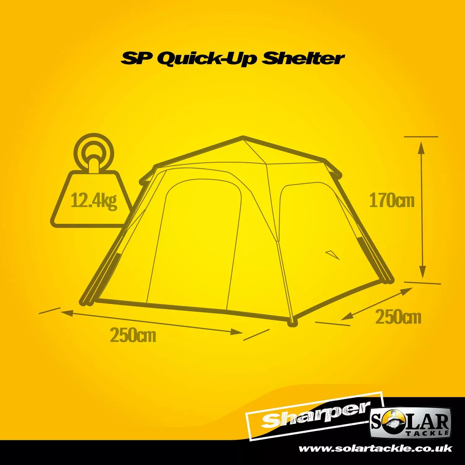 SOLAR SP QUICK-UP SHELTER MET HEAVY-DUTY GRONDZEIL 2 SOLAR SP QUICK-UP SHELTER MET HEAVY-DUTY GRONDZEIL - Afbeelding 2