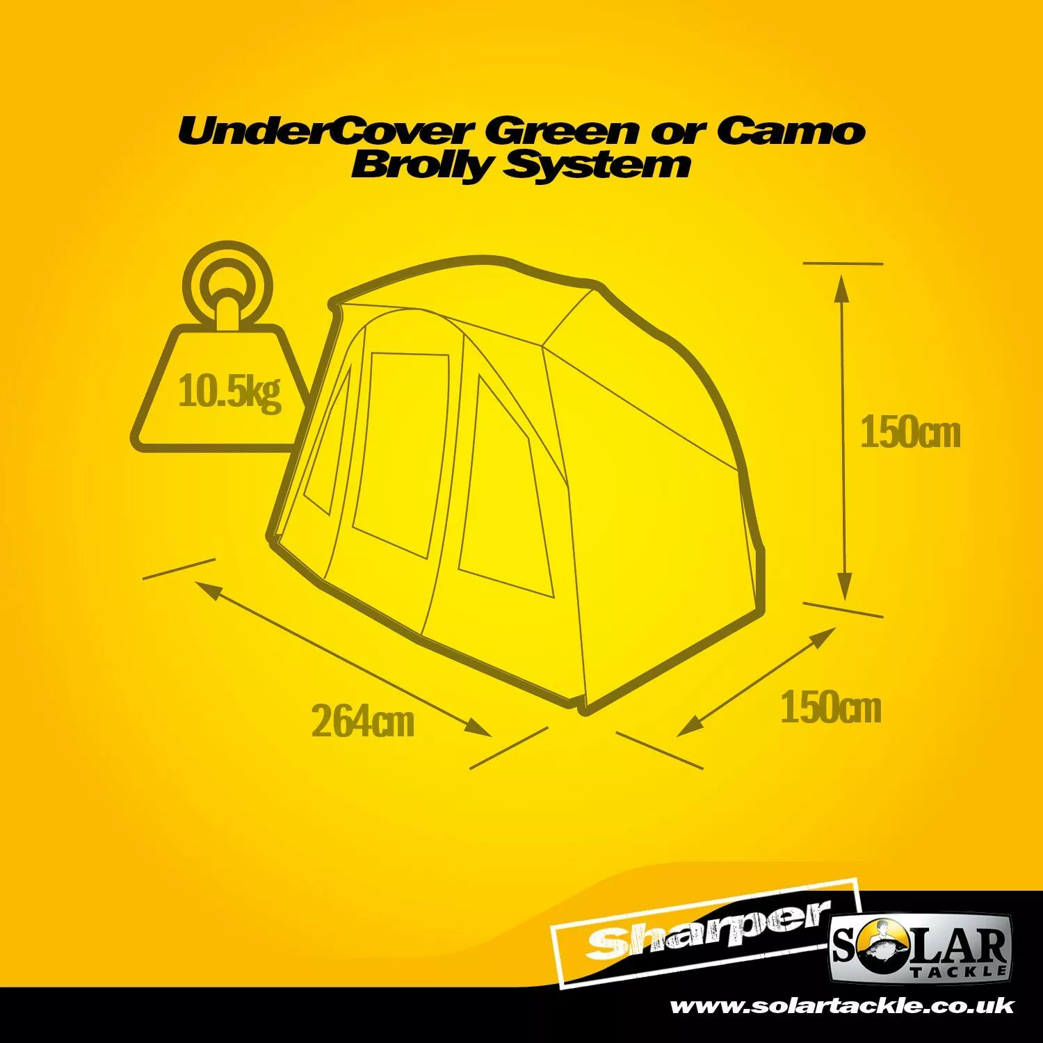 SOLAR UNDERCOVER CAMO BROLLY SYSTEM 2 SOLAR UNDERCOVER CAMO BROLLY SYSTEM - Afbeelding 2