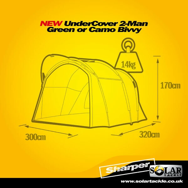 SOLAR UNDERCOVER CAMO 2-MAN BIVVY - OUTER 2 SOLAR UNDERCOVER CAMO 2-MAN BIVVY - OUTER - Afbeelding 2