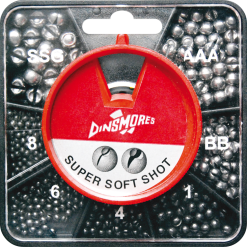 Carp Zoom Dinsmores Soft Lead Shots - 7 Compartimenten