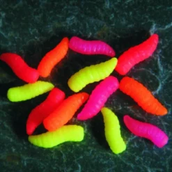 Enterprise Tackle Imitation Maggots - Mixed Fluo Pop-up