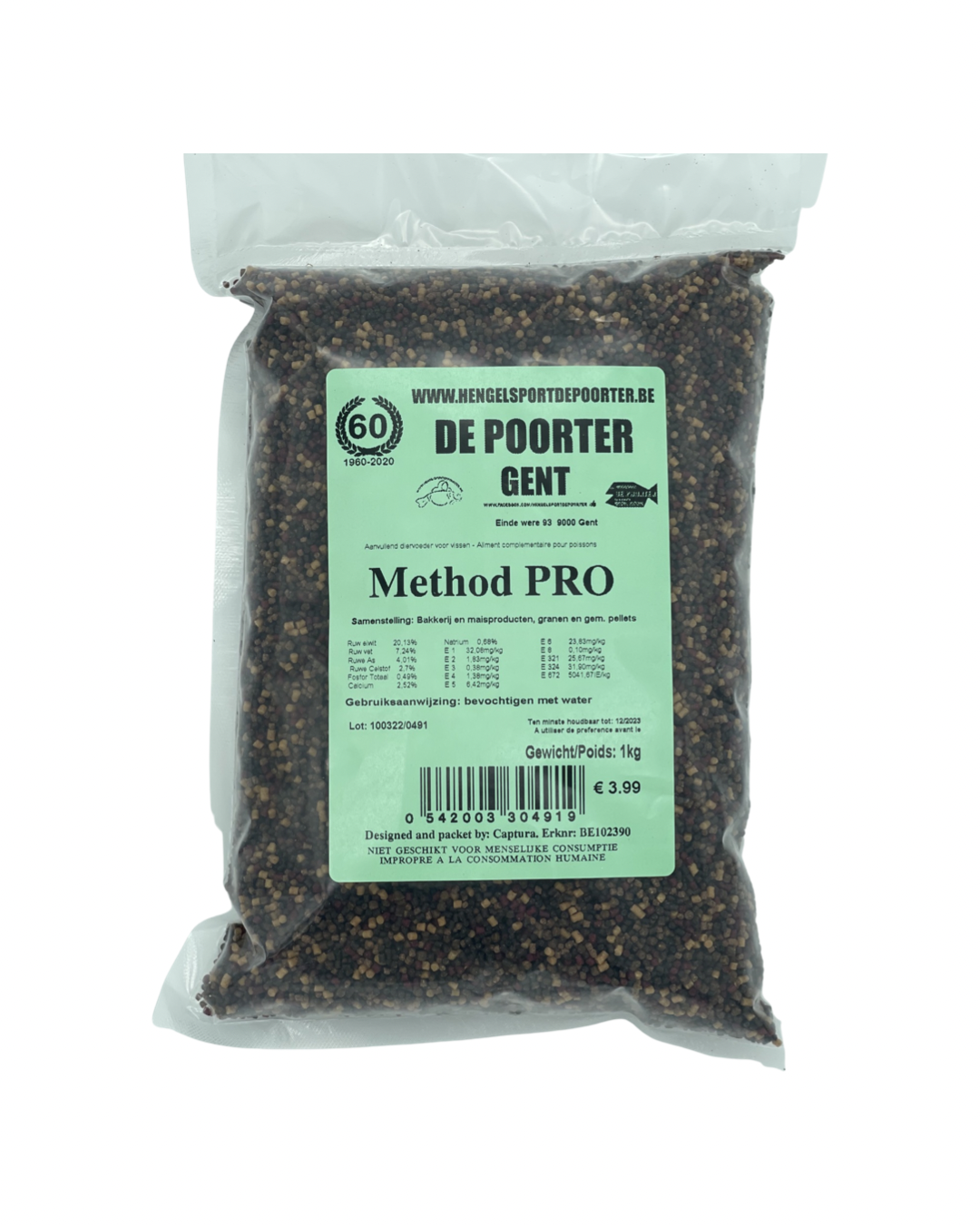 Hengelsport De Poorter Method Pro Mixed Colors 2mm1kg 1 Hengelsport De Poorter Method Pro Mixed Colors 2mm1kg
