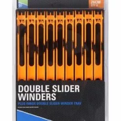 Preston Double Slider Winders - 26cm/8 Stuks