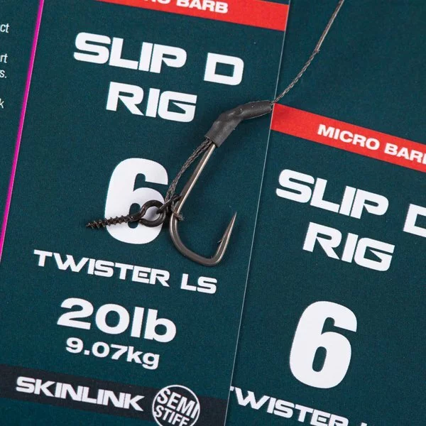Nash Slip D Rig Size 6 Micro Barbed 2 Nash Slip D Rig Size 6 Micro Barbed - Afbeelding 2