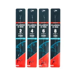 Nash Fluocarbon D-Rig Size 4 Barbed