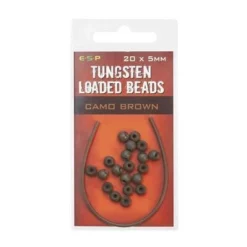 ESP Tungsten Loaded Beads - Camo Brown