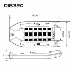 Nash Boat Life Inflatable Rib 320 -Karper Verkoop 3316190110