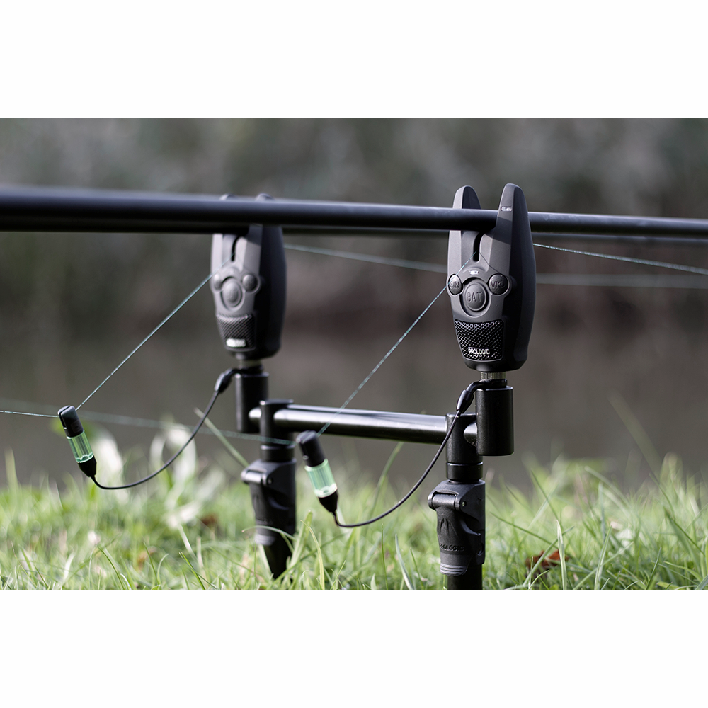 Prologic BAT+ Bite Alarm Set 3+1 - Rood/groen/blauw 2 Prologic BAT+ Bite Alarm Set 3+1 - Rood/groen/blauw - Afbeelding 2